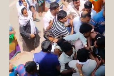 পুলিশের ওপর হামলা চালিয়ে হাতকড়াসহ আসামি ছিনতাই