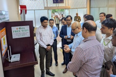 ওসমানী বিমানবন্দরে ফ্রি টেলিফোন-ওয়াইফাই সেবার উদ্বোধন