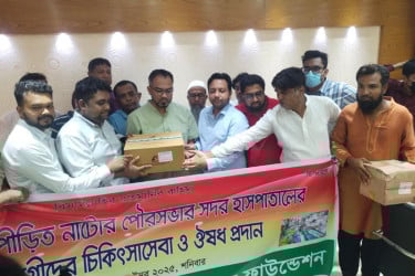 ডায়রিয়া আক্রান্তদের সেবায় জিয়াউর রহমান ফাউন্ডেশনের মেডিকেল টিম