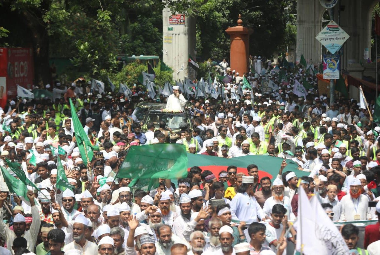 ঈদে মিলাদুন্নবী উপলক্ষে রাজধানীতে জশনে জুলুস শোভাযাত্রা