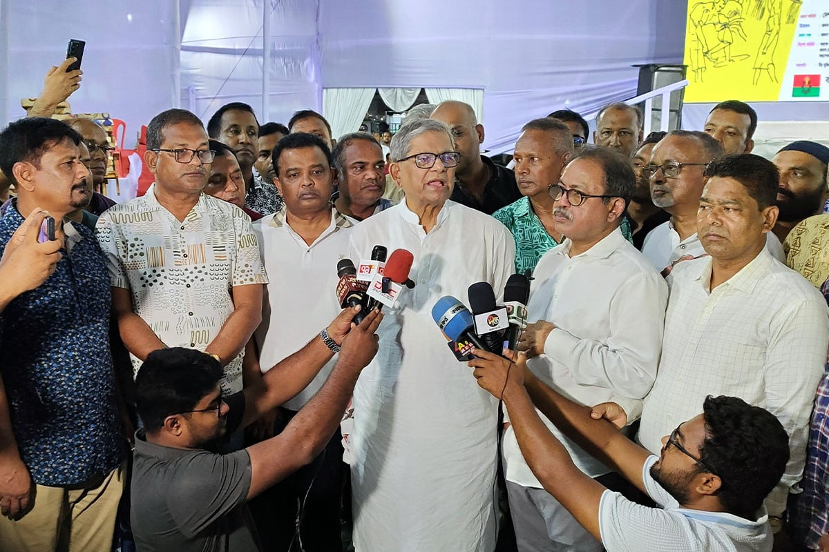 নির্বাচন নিয়ে শঙ্কা নেই, তবে আতঙ্ক তৈরির চেষ্টা চলছে: মির্জা ফখরুল
