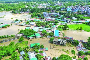 খাগড়াছড়িতে ৬ শতাধিক পরিবার পানিবন্দি