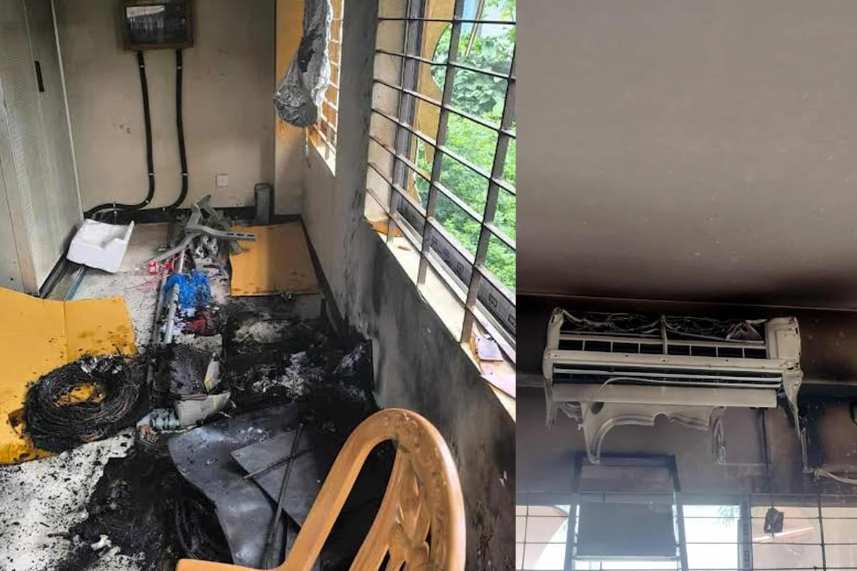 আখাউড়া রেলওয়ে স্টেশনে এসি বিস্ফোরণ, চার ঘণ্টা অচল সিগন্যাল