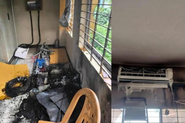 আখাউড়া রেলওয়ে স্টেশনে এসি বিস্ফোরণ, চার ঘণ্টা অচল সিগন্যাল