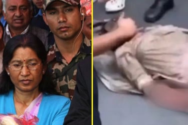 বিক্ষোভকারীদের আগুনে পুড়ে মারা গেলেন নেপালের সাবেক প্রধানমন্ত্রীর স্ত্রী