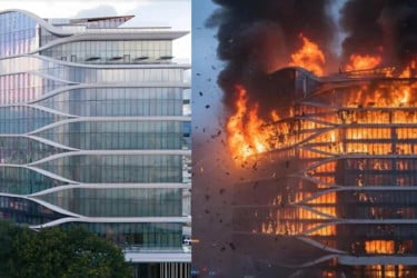 নেপালের সর্বোচ্চ হোটেলটি এখন ধ্বংসস্তুপ