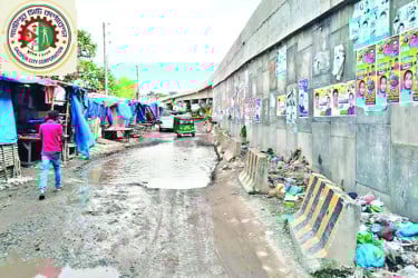 বেহাল সড়কে জনদুর্ভোগ