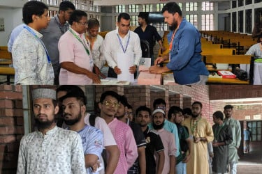 জাকসু : প্রথম ২ ঘণ্টায় ভোটার উপস্থিতি কম