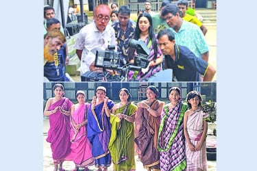 শুটিংস্পট ঘুরে - হোতাপাড়ায় ‘দেনা পাওনা’