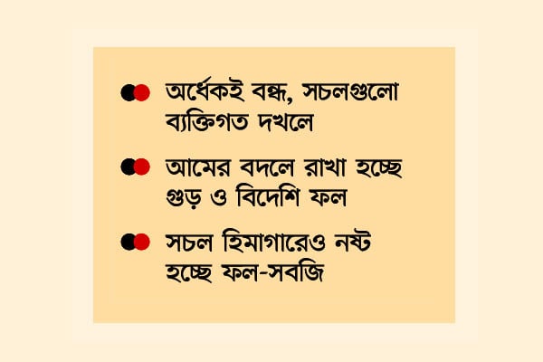 কৃষকের কাজেই লাগছে না মিনি হিমাগারগুলো