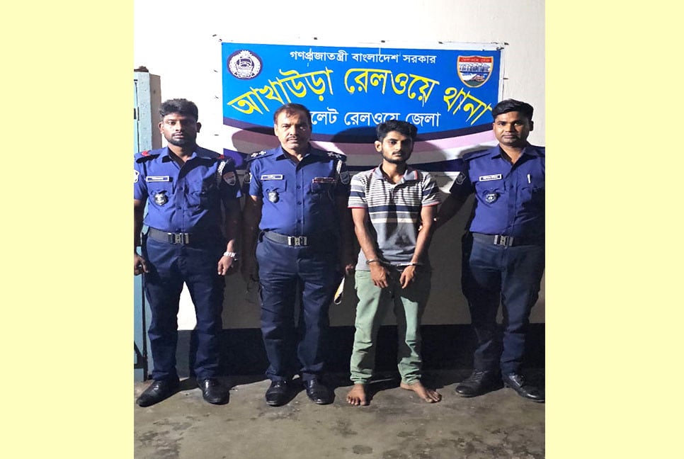 গাজীপুরে মামাকে হত্যা করে ট্রেনে পালানোর সময় ভাগ্নে গ্রেপ্তার
