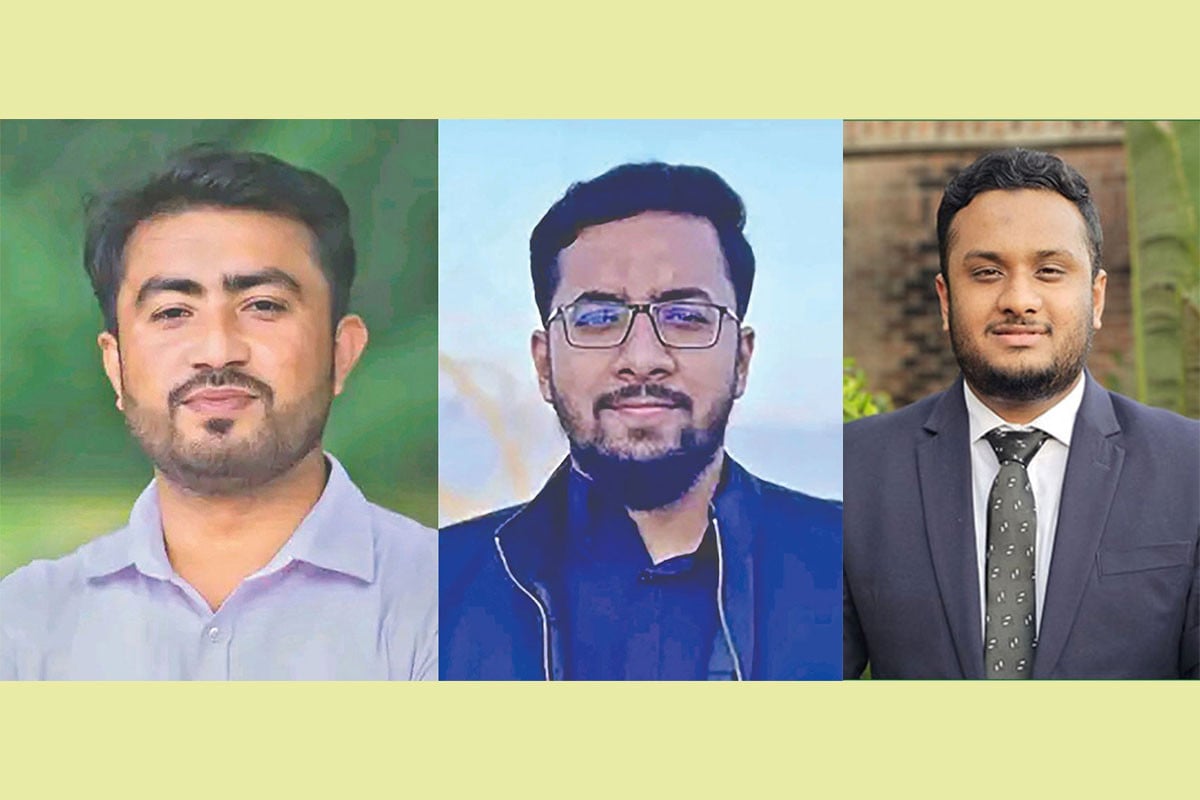 জাকসুর ভিপি জিতু, জিএস মাজহারুল ও এজিএস ফেরদৌস