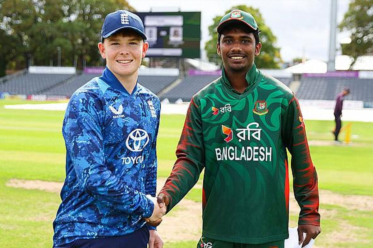 বৃষ্টির বাধায় সমতায় শেষ বাংলাদেশ-ইংল্যান্ড যুব সিরিজ