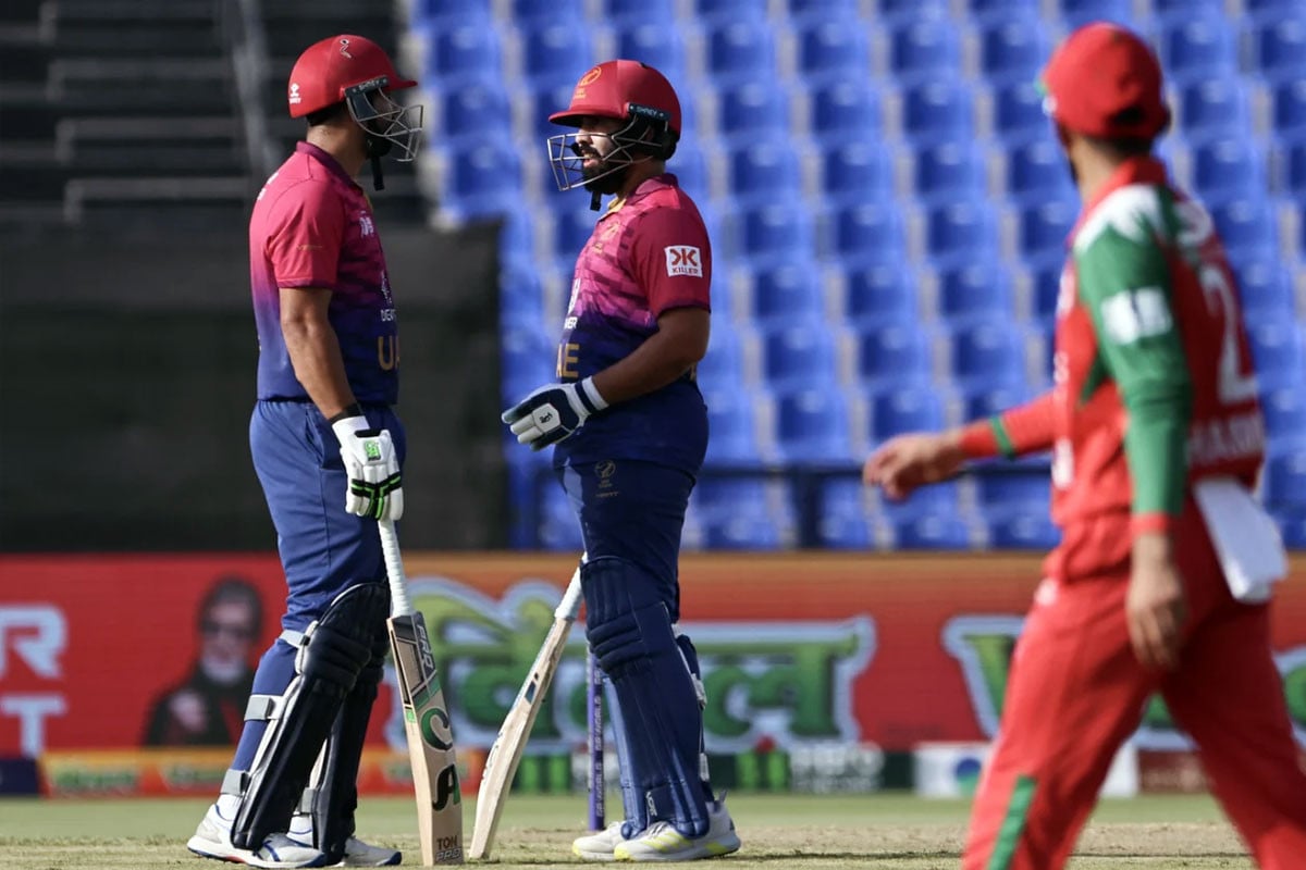 ওমানের সামনে ১৭৩ রানের চ্যালেঞ্জ ছুঁড়ে দিল আমিরাত