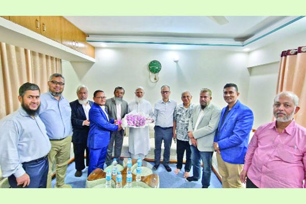 জামায়াত আমিরের সঙ্গে সৌজন্য সাক্ষাৎ শিল্পমালিকদের