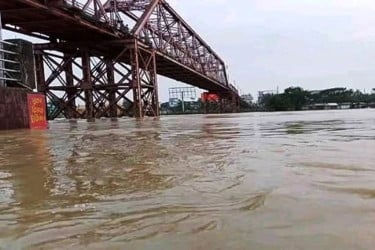 সিলেটে চোখ রাঙাচ্ছে বন্যা, বিপদসীমা ছাড়িয়েছে সুরমা কুশিয়ারা