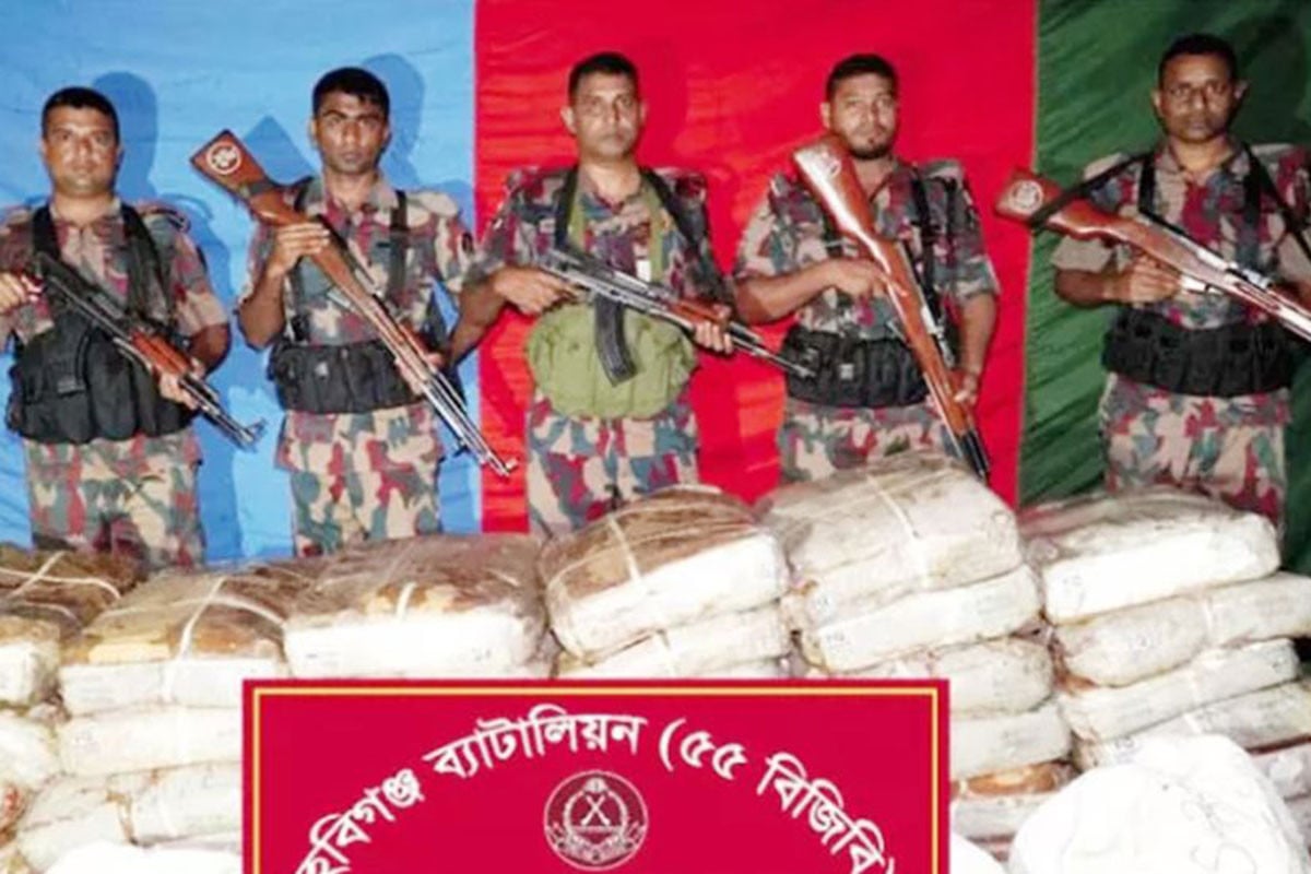 হবিগঞ্জ সীমান্তে দেড় কোটি টাকার চোরাই পণ্য জব্দ