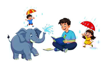 বৃষ্টি ও খোকা