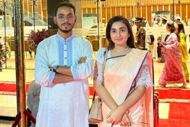 বাগদান সারলেন এনসিপি নেতা হান্নান মাসউদ