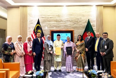 অর্থনৈতিক সম্পর্ক সুদৃঢ়ে বাংলাদেশ-মালয়েশিয়া সমঝোতা স্মারক সই
