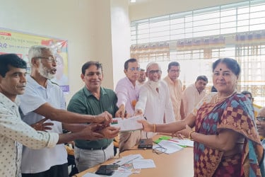 কালকিনিতে দুর্গাপূজা উপলক্ষে হিন্দু ধর্মাবলম্বীদের সাথে মতবিনিময়