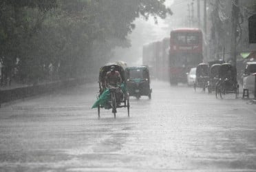 চার বিভাগে বেশি বৃষ্টি হতে পারে