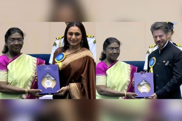 সেরা অভিনেতা শাহরুখ খান ও অভিনেত্রী রানী মুখার্জী