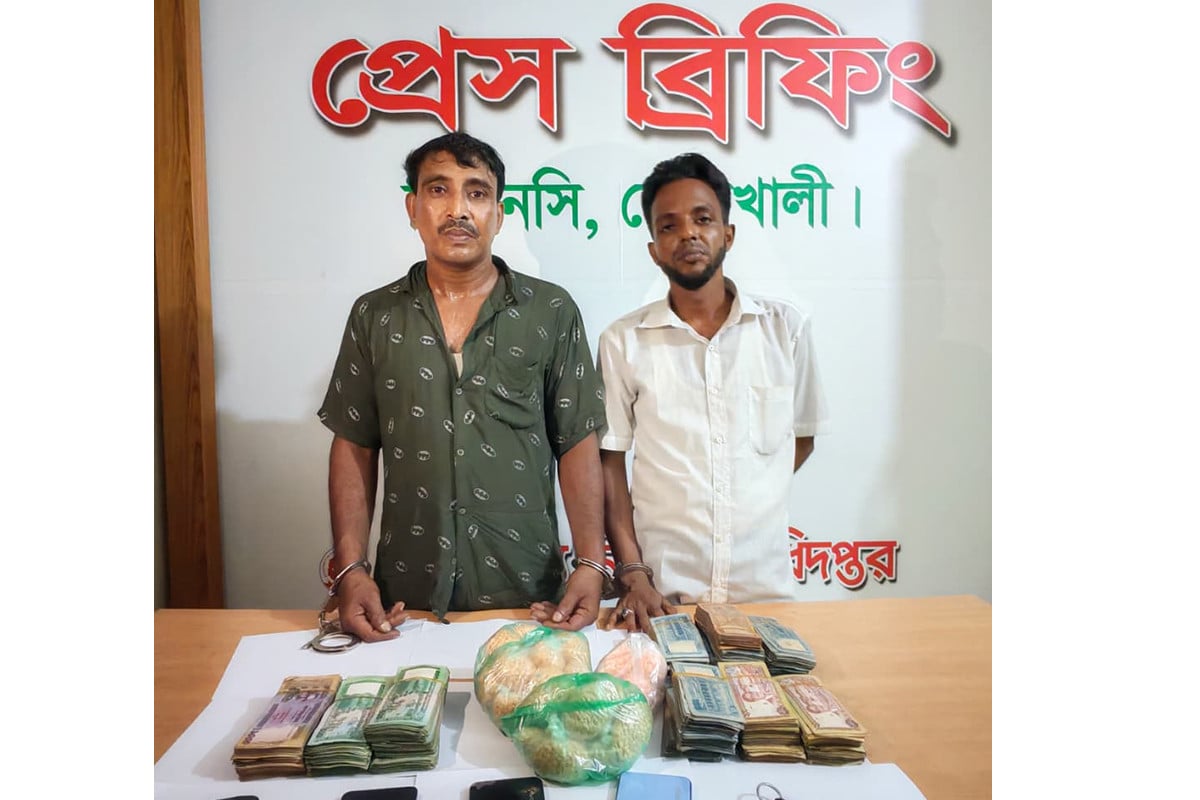 ফেনীতে ১১ হাজার ইয়াবাসহ দুই কারবারি গ্রেফতার