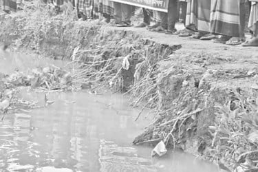 আড়িয়াল খাঁর ভাঙন নিঃস্ব শতাধিক পরিবার