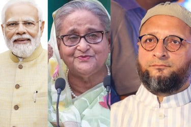 ‘বাংলাদেশি বোনকে’ দিল্লিতে বসিয়ে রেখেছেন, মোদিকে ওয়াইসির খোঁচা