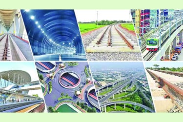 মেগা প্রকল্পে মেগা ধস