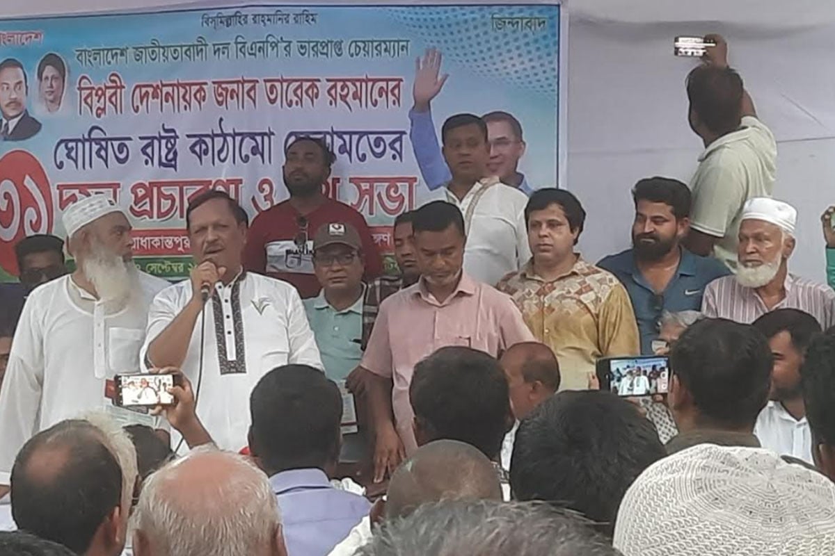 ৩১ দফা বাস্তবায়িত হলে কেউ না খেয়ে মরবে না : জিন্নাহ কবীর