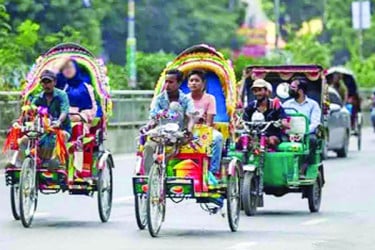 ব্যাটারি রিকশা : পাল্টাপাল্টি শোডাউন