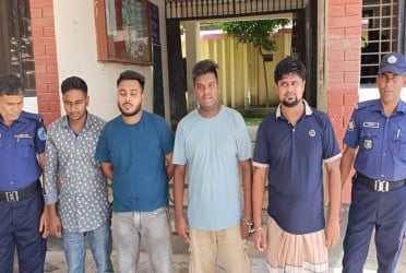 গোপালগঞ্জে স্বৈরাচারী হাসিনার জন্মদিন পালনের ঘটনায় গ্রেফতার ৪