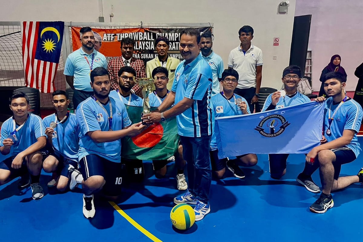 এশিয়ান থ্রোবল চ্যাম্পিয়নশিপে বাংলাদেশের সাউথ পয়েন্ট স্পোর্টস ক্লাব রানার্স আপ