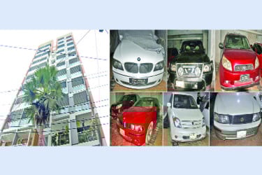 হাজী সেলিমের বাড়ি থেকে বিলাসবহুল ছয় গাড়ি উদ্ধার