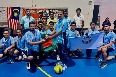 এশিয়ান থ্রোবল চ্যাম্পিয়নশিপে বাংলাদেশের সাউথ পয়েন্ট স্পোর্টস ক্লাব রানার্স আপ