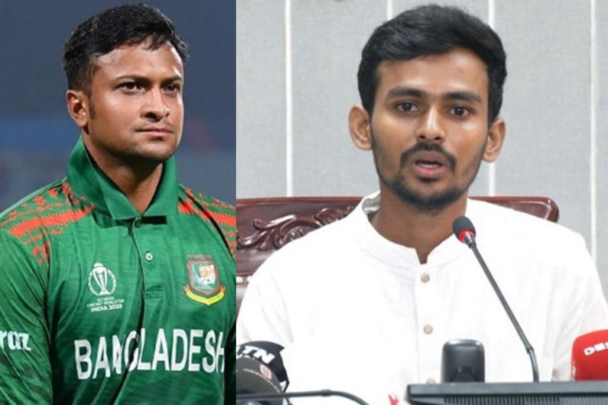 ‘বাংলাদেশের জার্সিতে আর নয়’—সাকিবকে নিয়ে কড়া অবস্থান ক্রীড়া উপদেষ্টার