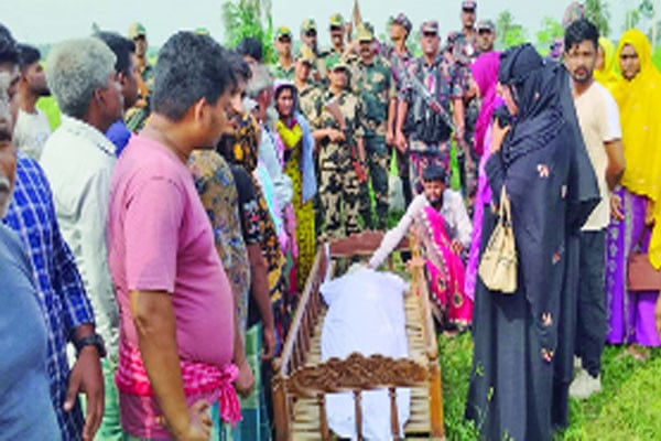 বিজিবি-বিএসএফের মানবিকতায় বাবা মেয়ের শেষ দেখা