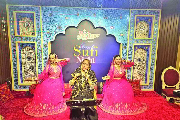 আইসিসিবি হেরিটেজ রেস্টুরেন্টে সুফি নাইট