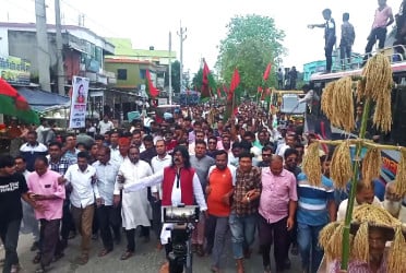 মেহেরপুরে বিএনপির গণসংযোগ ও পথসভা
