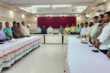 প্রয়াত সভাপতির নামে ঝালকাঠি প্রেসক্লাব মিলনায়তনের নামকরণ