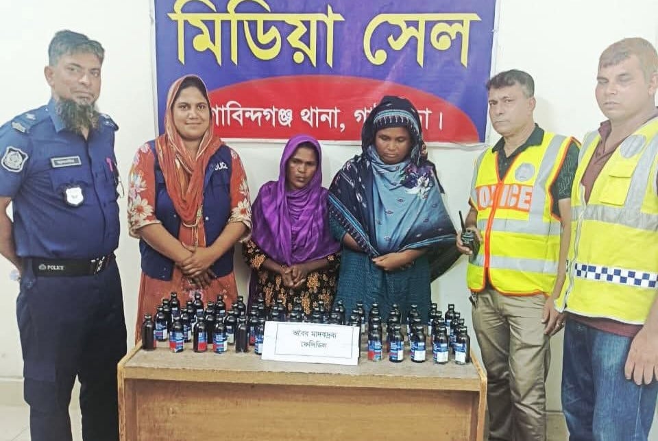 গাইবান্ধায় দুই নারী মাদক কারবারি কারাগারে