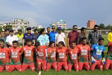 মাদারীপুরে জাতীয় চ্যাম্পিয়নশিপ ফুটবলের দ্বিতীয় রাউন্ড শুরু