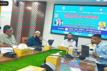 চাঁপাইনবাবগঞ্জে ৪ লাখ ৯৭ হাজার শিশুকে দেওয়া হবে টাইফয়েড টিকা