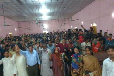 ছাত্রদলে যোগ দিলেন বৈষম্যবিরোধী আন্দোলনের ৫ শতাধিক শিক্ষার্থী
