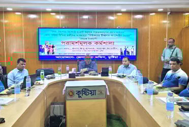 কুষ্টিয়ায় টাইফয়েড টিকাদান ক্যাম্পেইন বিষয়ক কর্মশালা অনুষ্ঠিত