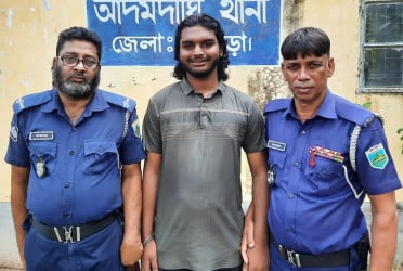 বগুড়ায় নিষিদ্ধ ছাত্রলীগ নেতা আলিফ গ্রেফতার