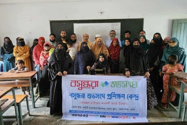 অসচ্ছল নারীদের স্বাবলম্বী করতে বসুন্ধরা শুভসংঘের সেলাই প্রশিক্ষণ উদ্বোধন