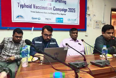 বাগেরহাটে ৪ লাখ ২২ হাজার শিশু-কিশোর পাবে টাইফয়েড টিকা